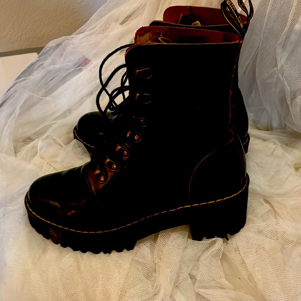 Doc Martins: AztWair bouncing soles. Heavy solid boot Worth every penny